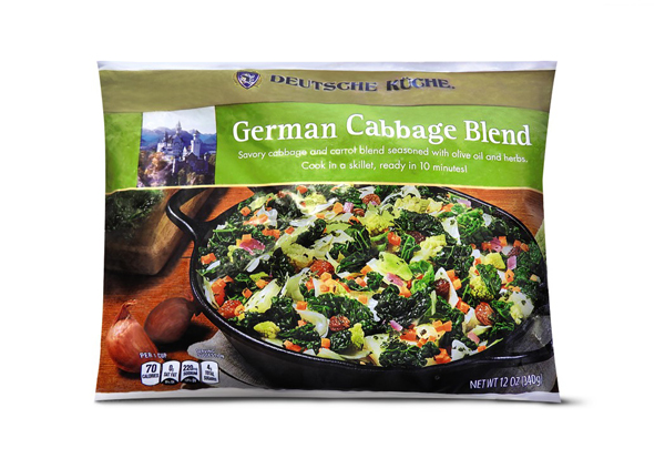Aldi German Frozen Cabbage Blend