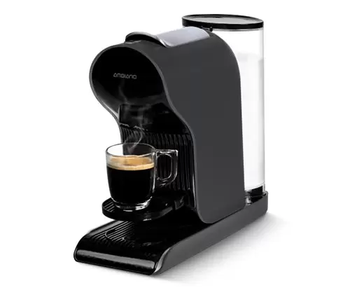 Nespresso VertuoPlus Coffee and Espresso Machine by Breville with Milk  Frother,60 Fluid Ounces, Ink Black 