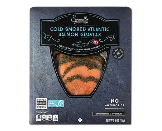 Aldi Smoke Salmon Gravlax Specially Selected