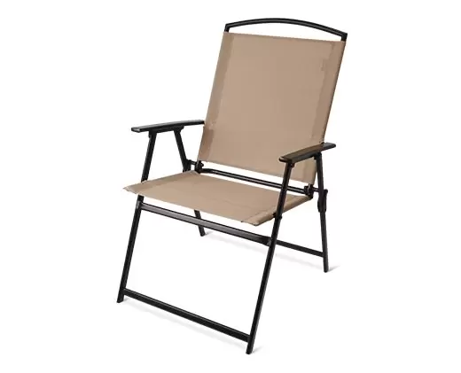Belavi Sling Folding Chair- Irish Cream