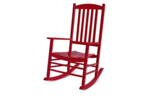 Aldi Wooden Rocking Chair- Red Belavi Brand